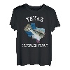 Texas gesprenkelte Forellen-T-Shirt, einsamer Stern, Flagge des Bundesstaates T-Shirt