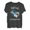 Texas gesprenkelte Forellen-T-Shirt, einsamer Stern, Flagge des Bundesstaates T-Shirt