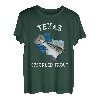 Texas gesprenkelte Forellen-T-Shirt, einsamer Stern, Flagge des Bundesstaates T-Shirt