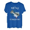 Texas gesprenkelte Forellen-T-Shirt, einsamer Stern, Flagge des Bundesstaates T-Shirt