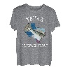 Texas gesprenkelte Forellen-T-Shirt, einsamer Stern, Flagge des Bundesstaates T-Shirt