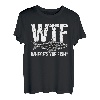 WTF Where's The Fish Lustiger Angelhumor-Kleidung T-Shirt