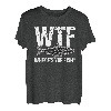 WTF Where's The Fish Lustiger Angelhumor-Kleidung T-Shirt