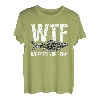 WTF Where's The Fish Lustiger Angelhumor-Kleidung T-Shirt