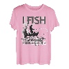 Ich fische, also mag ich Choke People Fisherman Funny T-Shirt