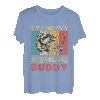 Funny Fishing Grandpa's Fishing Buddy Vintage Angeln T-Shirt