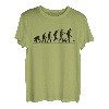 Metalldetektion Evolution Goldmünzen-Schatzsucher T-Shirt