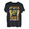 Angeln und Bier darum bin ich hier T-Shirt Fischer T-Shirt