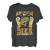 Angeln und Bier darum bin ich hier T-Shirt Fischer T-Shirt