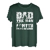 Herren Papa Der Mann Der Mythos Die Angellegende Lustiger Fischer T-Shirt