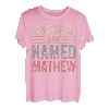 Kings Are Named Mathew Shirt Lustiger personalisierter Name T-Shirt