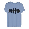 Fishbone T-Shirt Fisch Fischer Angeln Shirt