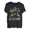Hapfox Lustiges Jäger-Geweih T-Shirt