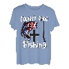 Country Pride God Guns and Fishing Christliches Kreuz Jesus T-Shirt