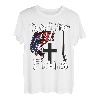 Country Pride God Guns and Fishing Christliches Kreuz Jesus T-Shirt