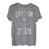 Herren Lustiges personalisiertes Bootsshirt mit Vorname Captain Stan T-Shirt