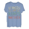 Kings Are Named Matthew Shirt Lustiger personalisierter Name T-Shirt