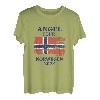 Angeltour Norwegen 2023 Norway Flag Angeln T-Shirt
