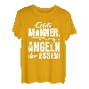 Echte Männer Angeln Ihr Essen - Angler T-Shirt