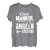 Echte Männer Angeln Ihr Essen - Angler T-Shirt
