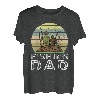 Vater Angler Kinder Vatertag Sohn Töchter Papa Angeln T-Shirt