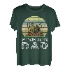 Vater Angler Kinder Vatertag Sohn Töchter Papa Angeln T-Shirt