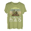 Vater Angler Kinder Vatertag Sohn Töchter Papa Angeln T-Shirt