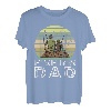 Vater Angler Kinder Vatertag Sohn Töchter Papa Angeln T-Shirt