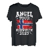 Angel Tour Norwegen 2023 Angelteam Norway Flagge Angler T-Shirt