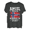 Angel Tour Norwegen 2023 Angelteam Norway Flagge Angler T-Shirt