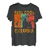 Herren Reel Cool Grumpa Angeln Daddy Vintage Opa Vatertag T-Shirt