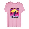 Puerto Escondido Retro 80er Jahre Stil Souvenir Strand T-Shirt
