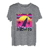 Puerto Escondido Retro 80er Jahre Stil Souvenir Strand T-Shirt
