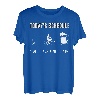 Herren Today's Schedule Coffee Biking Exercise Beer Relax Outdoors T-Shirt