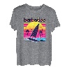 Barbados Retro 80er Jahre Stil Souvenir Strand T-Shirt