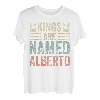 Kings Are Named Alberto T-Shirt, lustiger Name T-Shirt