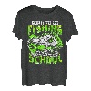 Born To Go Fishing Forced To Go To School Angeln Kinder T-Shirt