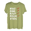 Fisherman Daddy Vatertag Angeln T-Shirt