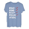 Fisherman Daddy Vatertag Angeln T-Shirt