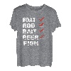 Fisherman Daddy Vatertag Angeln T-Shirt