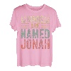 Lustiger personalisierter Name Shirt Kings Are Named Jonah T-Shirt