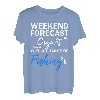 Angler Angeln Zigarre T-Shirt