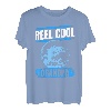 Lustige Fischerrolle zum Vatertag, cooler Opa, Angelliebhaber T-Shirt