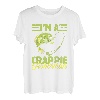 Ich bin ein Crappie-Fischer Fischfang Linie Hooker Angeln T-Shirt