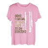 Gone Fishin' Be Back Soon To Go Huntin' Hirsch Jagd Angeln T-Shirt