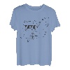 Lustige Katze mit Angel Angler und Sonnenbrille T-Shirt