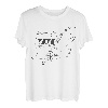 Lustige Katze mit Angel Angler und Sonnenbrille T-Shirt