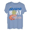 Garnelenboot Captain Shrimping T-Shirt