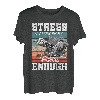 Stress wird durch nicht genug Angeln verursacht, Stressbewusstsein T-Shirt