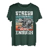 Stress wird durch nicht genug Angeln verursacht, Stressbewusstsein T-Shirt
